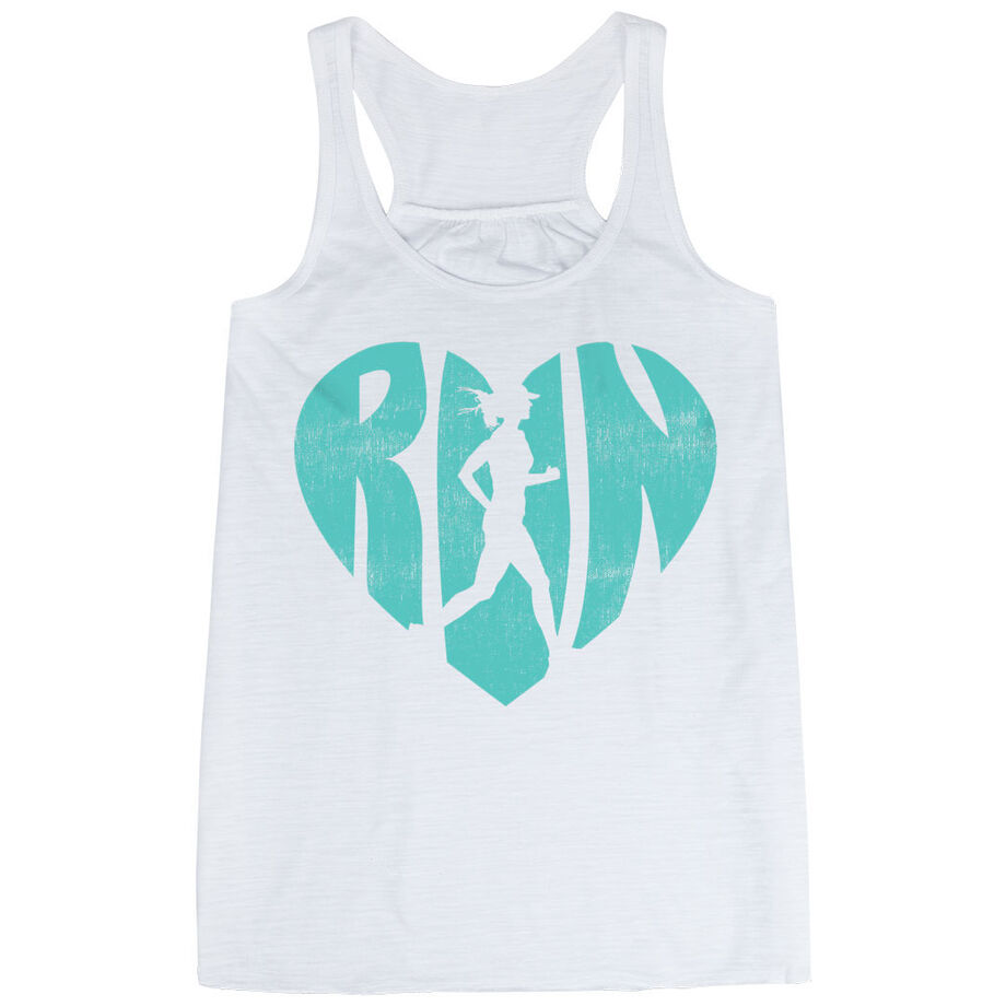 Flowy Racerback Tank Top - Love The Run