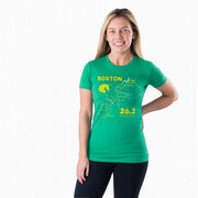 Women's Everyday Runners Tee - Boston Route