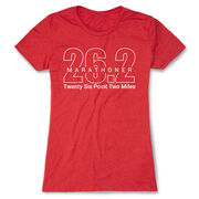 Women's Everyday Runners Tee - Marathoner 26.2 Miles