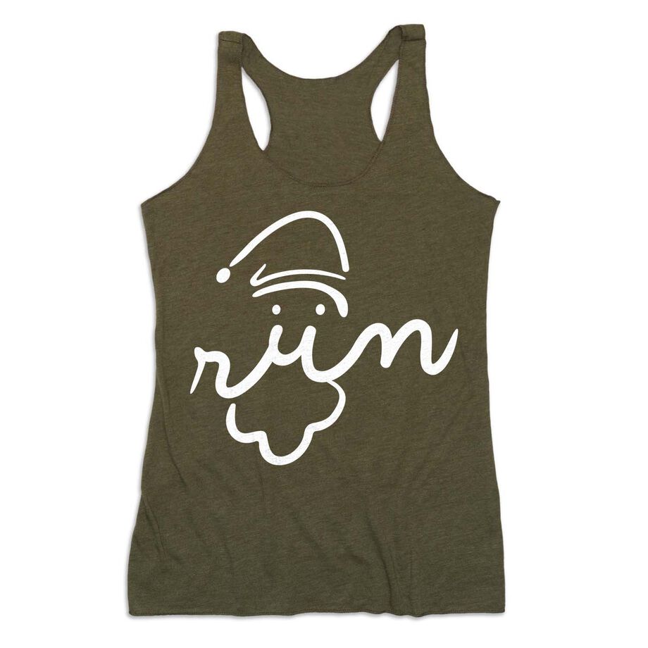 Women's Everyday Tank Top - Santa Run Face