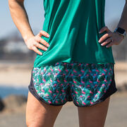 TrueRun Women's Running Shorts - Flock It Just Run