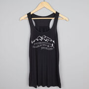 Flowy Racerback Tank Top - Into the Forest I Go