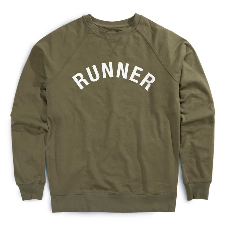 Running Raglan Crew Neck Pullover - Runner Arc