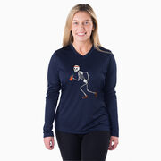 Women's Long Sleeve Tech Tee - Never Stop Running