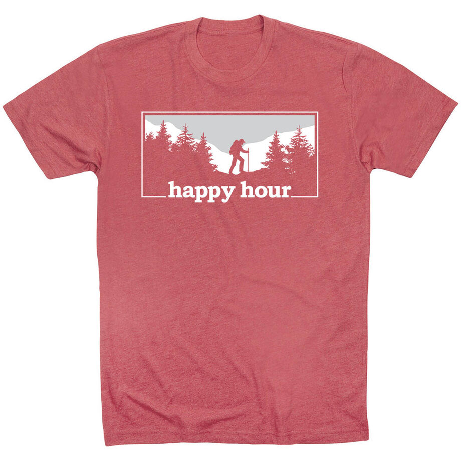 Hiking Short Sleeve T-Shirt - Happy Hour Hiker (Male)