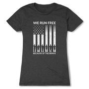 Women's Everyday Runners Tee - Because of the Brave