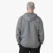 Statement Fleece Hoodie -  Trail Runner in the Mountains (Male)