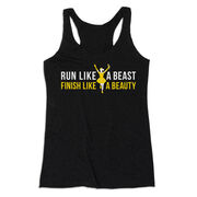Women's Everyday Tank Top - Run Like a Beast Finish Like a Beauty