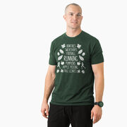 Running Short Sleeve T- Shirt - Fall Running