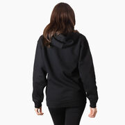 Statement Fleece Hoodie -  Run Trails Sunset