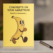 Running Greeting Card - Congrats on Your Marathon