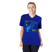 Women's Short Sleeve Tech Tee - New York City Route