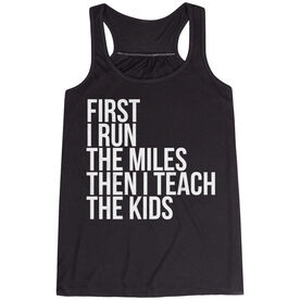 Flowy Racerback Tank Top - Then I Teach The Kids