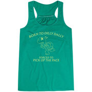 Flowy Racerback Tank Top - Born to Dilly Dally