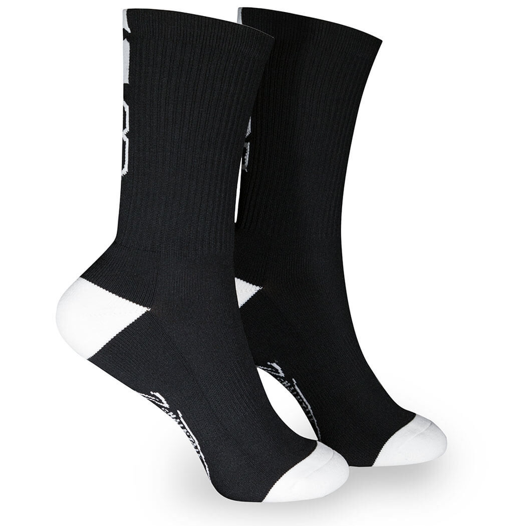 Not Pair Number One Crew Digit Sports Sock Single Sock Black / White # 1 - Medium 