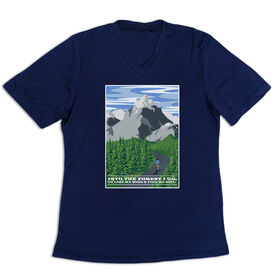 Women's Short Sleeve Tech Tee - Into the Forest