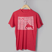 Running Short Sleeve T-Shirt - Wyoming State Runner 