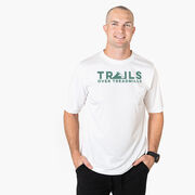 Men's Running Short Sleeve Performance Tee - Trails Over Treadmills