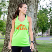 Women's Racerback Performance Tank Top - Gone For a Run&reg; Logo