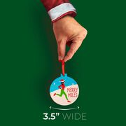 Running Round Ceramic Ornament - Merry Miles Female
