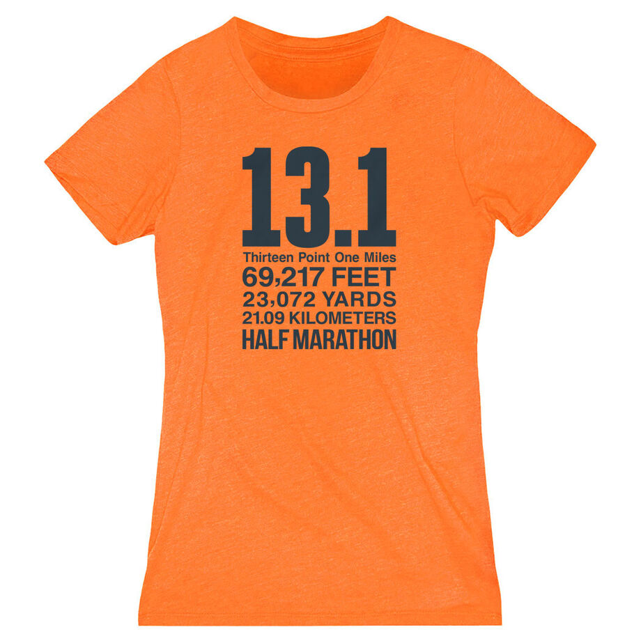 Running Women's Everyday Tee - 13.1 Math Miles