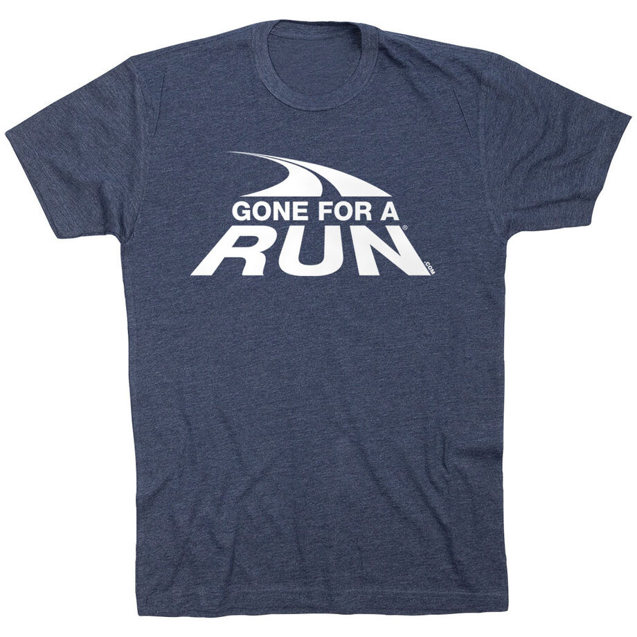 Running Short Sleeve T- Shirt - Gone For a Run® White Logo