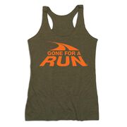 Women's Everyday Tank Top - Gone For a Run&reg; Logo (Orange)