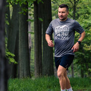 Men's Running Short Sleeve Performance Tee - Running Mountains