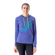 Cross Country Lightweight Hoodie - Winged Foot Inspirational Words