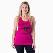 Women's Racerback Performance Tank Top - Lone Wolf Runners Club