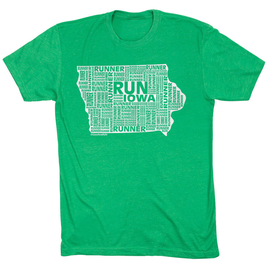 Running Short Sleeve T-Shirt - Iowa State Runner 