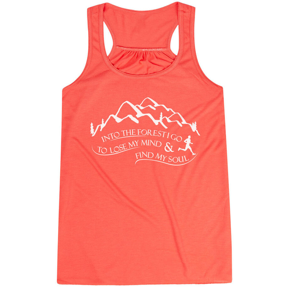 Flowy Racerback Tank Top - Into the Forest I Go