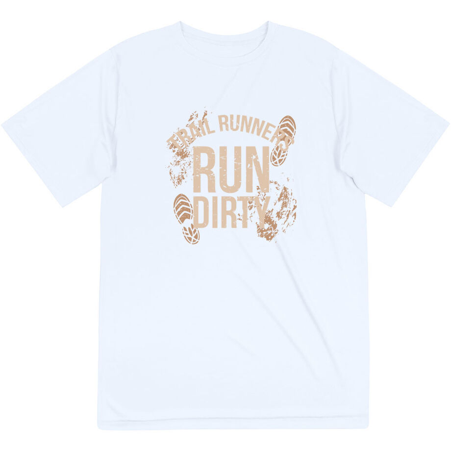 Men's Running Short Sleeve Performance Tee - Run Dirty