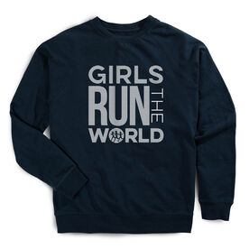 Running Raglan Crew Neck Pullover - Girls Run The World