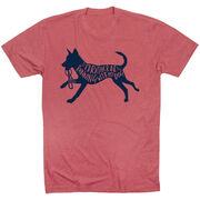 Running Short Sleeve T-Shirt - I'd Rather Be Running with My Dog