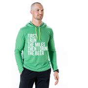 Men's Running Lightweight Hoodie - Then I Drink The Beer