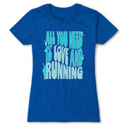 Women's Everyday Runners Tee - All You Need is Love and Running