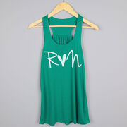 Flowy Racerback Tank Top - Run Heart