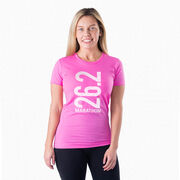 Women's Everyday Runners Tee 26.2 Marathon Vertical