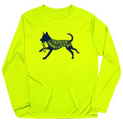 Long Sleeve Performance Tee - I'd Rather Be Running with My Dog