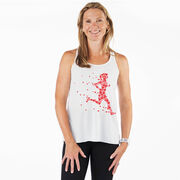 Flowy Racerback Tank Top - Heartfelt Runner Girl