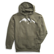 Statement Fleece Hoodie -  Trail Runner in the Mountains (Male)