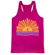 Women's Racerback Performance Tank Top - Here Comes The Sun