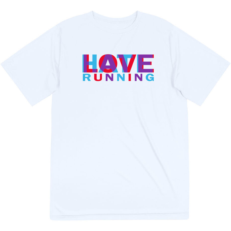 Men's Running Short Sleeve Performance Tee - Love Hate Running