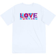 Men's Running Short Sleeve Performance Tee - Love Hate Running
