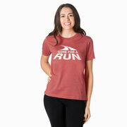 Running Short Sleeve T- Shirt - Gone For a Run® White Logo