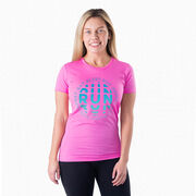 Women's Everyday Runners Tee - Eat Sleep Run Repeat