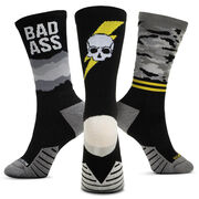 Socrates&reg; Mid-Calf Performance Sock Set - Bad Ass