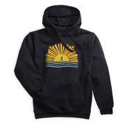 Statement Fleece Hoodie - Here Comes The Sun