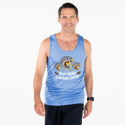 Men's Running Performance Tank Top - Run Now Gobble Later Turkey Trot